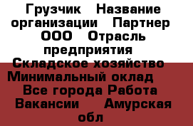 Грузчик › Название организации ­ Партнер, ООО › Отрасль предприятия ­ Складское хозяйство › Минимальный оклад ­ 1 - Все города Работа » Вакансии   . Амурская обл.